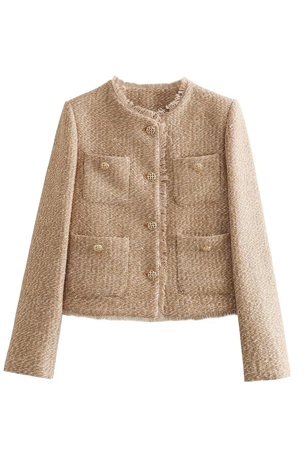 Tabea Stilvoller Blazer mit Fransen