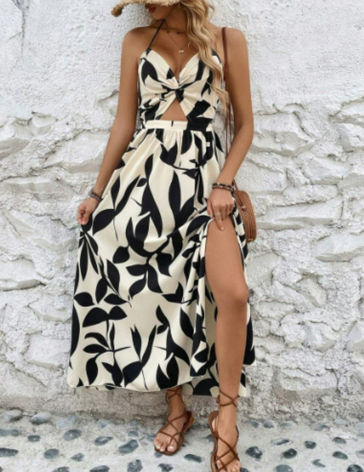 Katharina Damen Maxikleid mit Blumenmuster