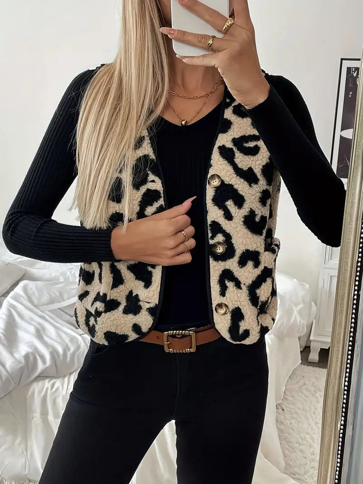 Emmi Leopardenmuster Weste