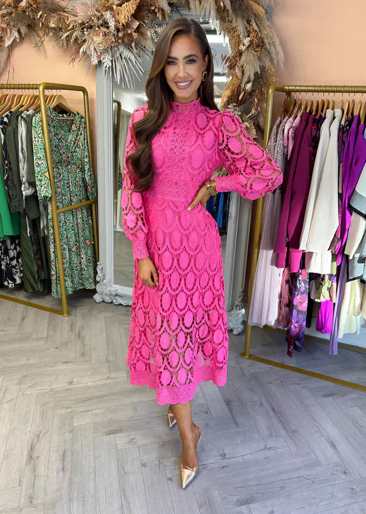 Maryana Damen Kleid Langarm