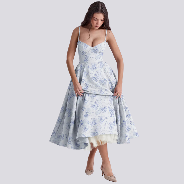 Astrid Elegantes A-Linien Midikleid