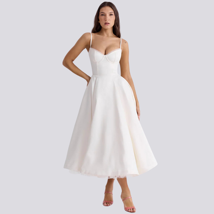 Astrid Elegantes A-Linien Midikleid