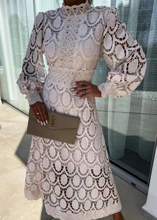 Maryana Damen Kleid Langarm