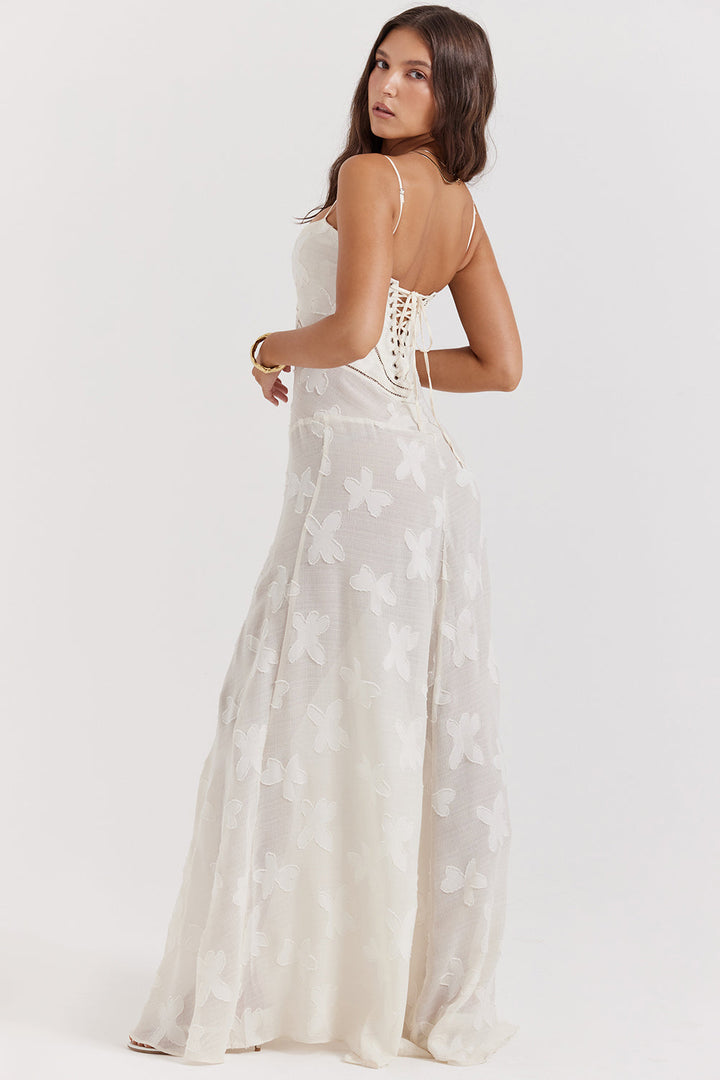 Ornella Damen Spitzenkleid Elegant