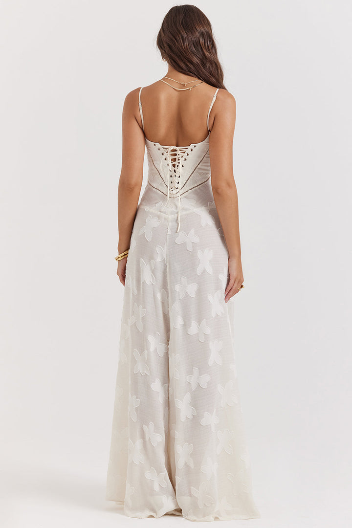 Ornella Damen Spitzenkleid Elegant