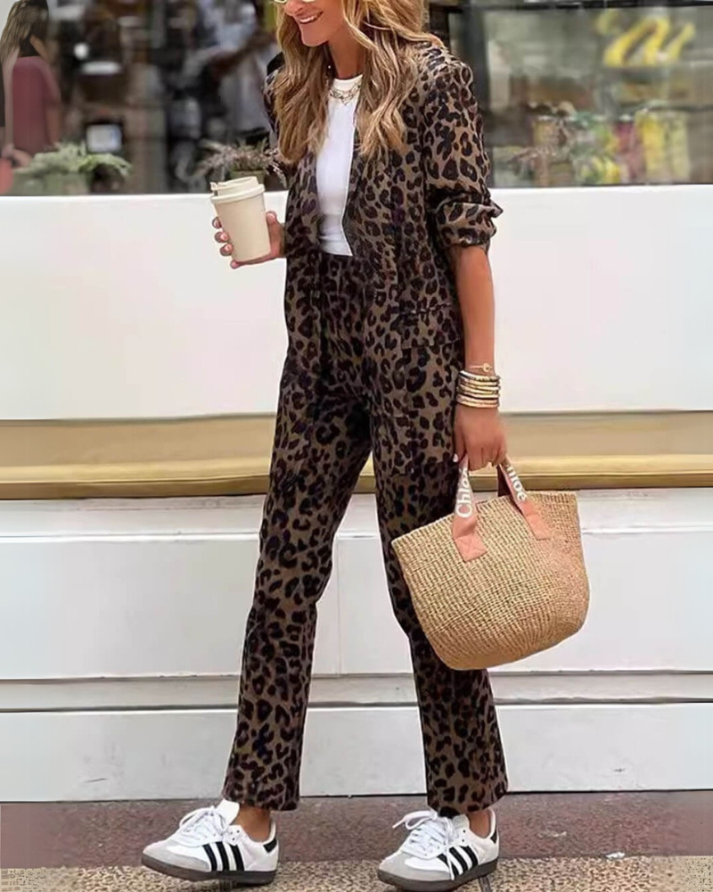 Eliana Leopardenmuster Zweiteiler