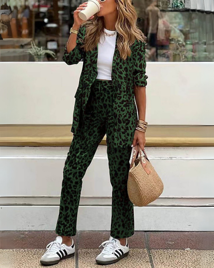 Eliana Leopardenmuster Zweiteiler