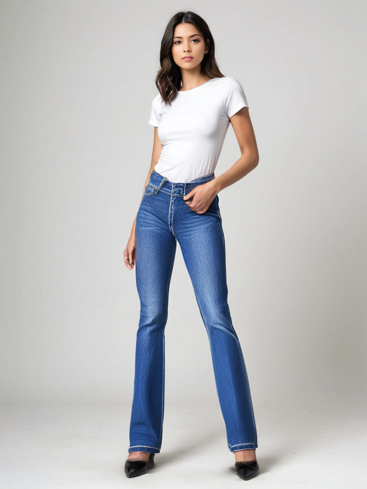 Oda High-Waist-Jeans