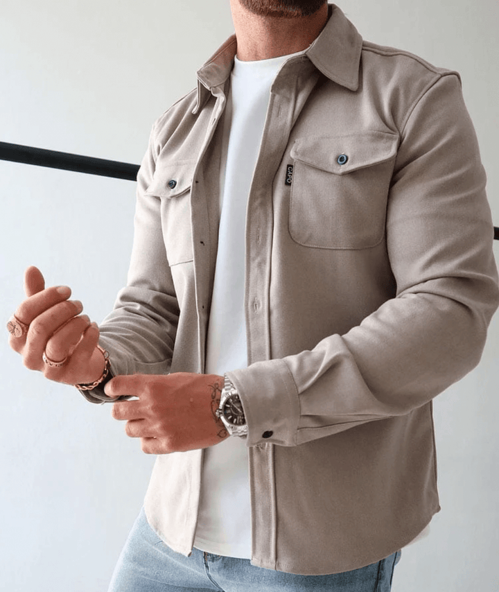 Jens Herren Freizeitjacke Einfarbig