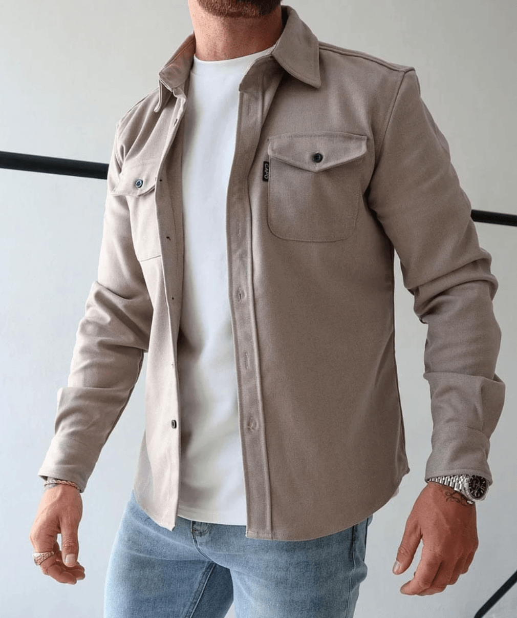 Jens Herren Freizeitjacke Einfarbig