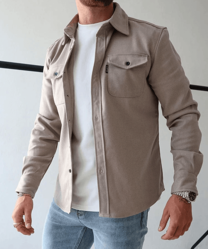 Jens Herren Freizeitjacke Einfarbig