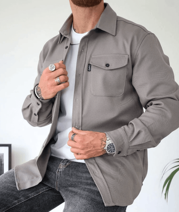 Jens Herren Freizeitjacke Einfarbig