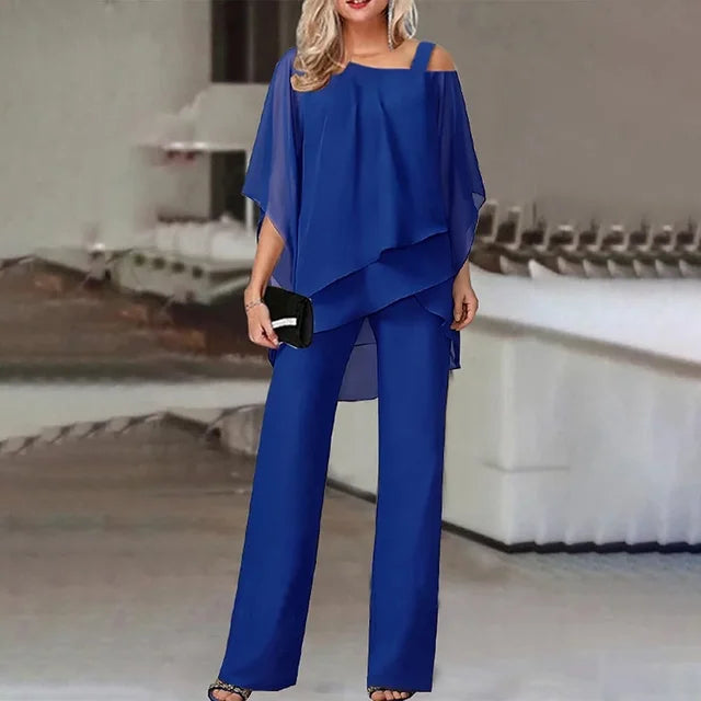 Erich Damen Off-Shoulder Zweiteiliges Set