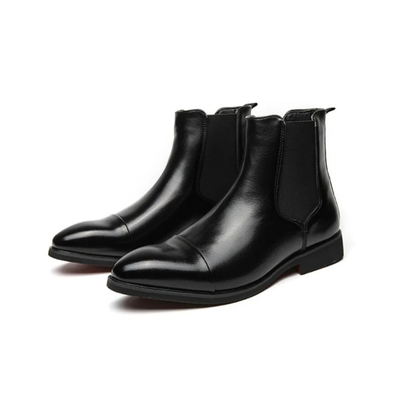 Chelsea Boots Herren mit Blockabsatz Stiefeletten