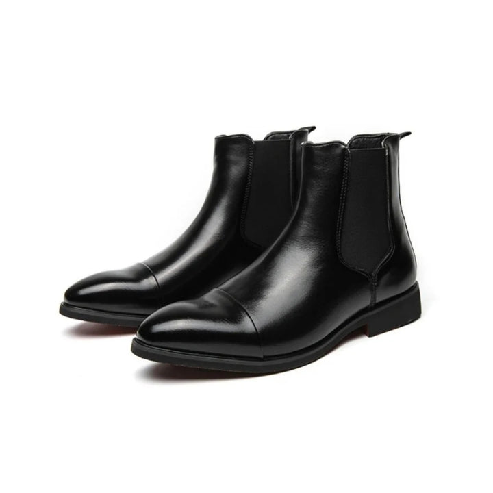 Chelsea Boots Herren mit Blockabsatz Stiefeletten