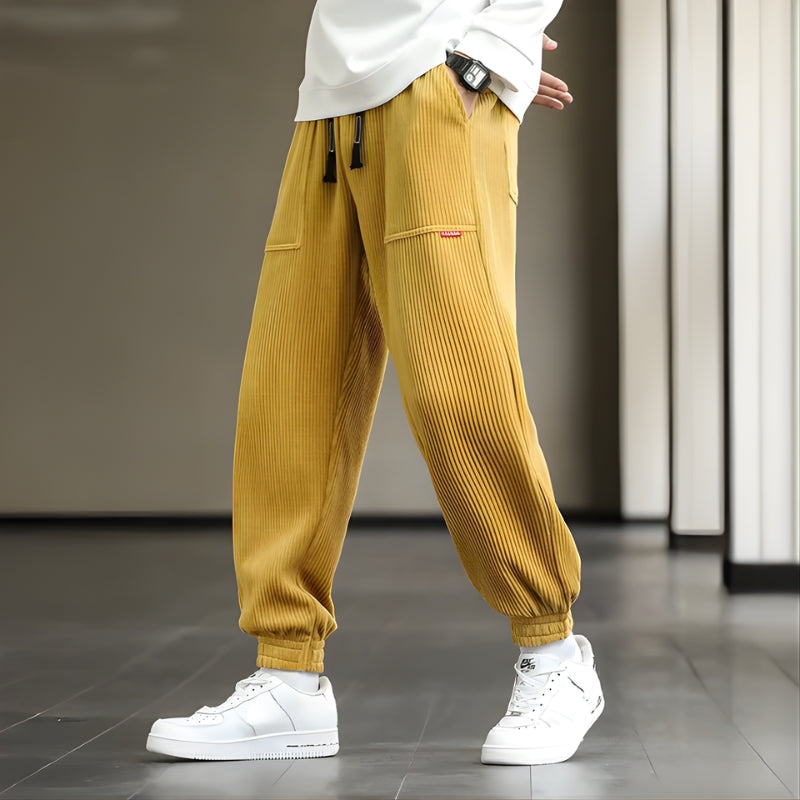 Herren-Cargo-Jogginghose mit verstellbarem Bund