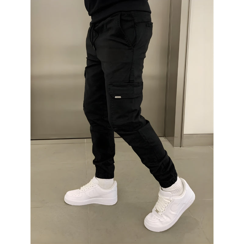 Herren-Cargo-Jogginghose mit Kordelzug