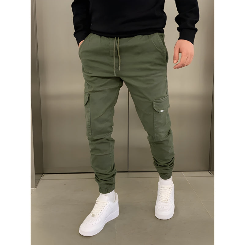Herren-Cargo-Jogginghose mit Kordelzug