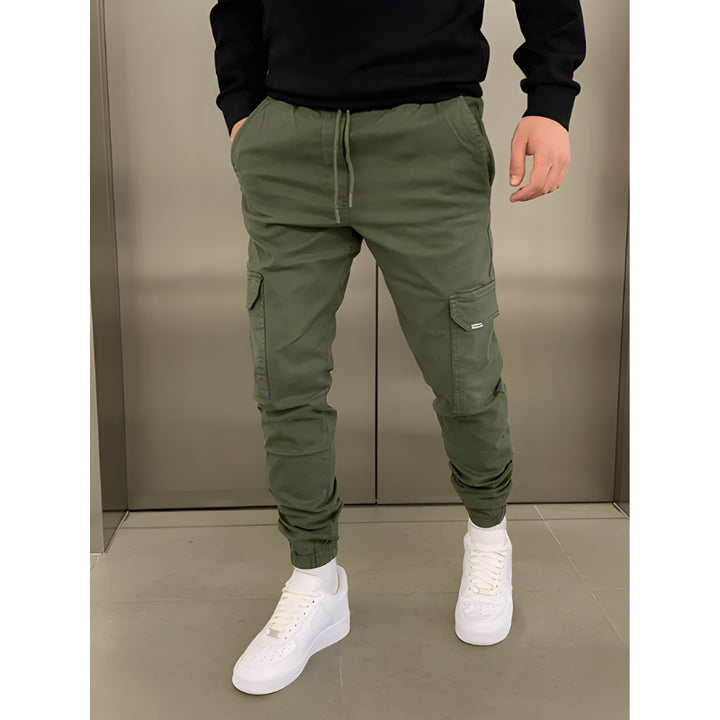 Herren-Cargo-Jogginghose mit Kordelzug