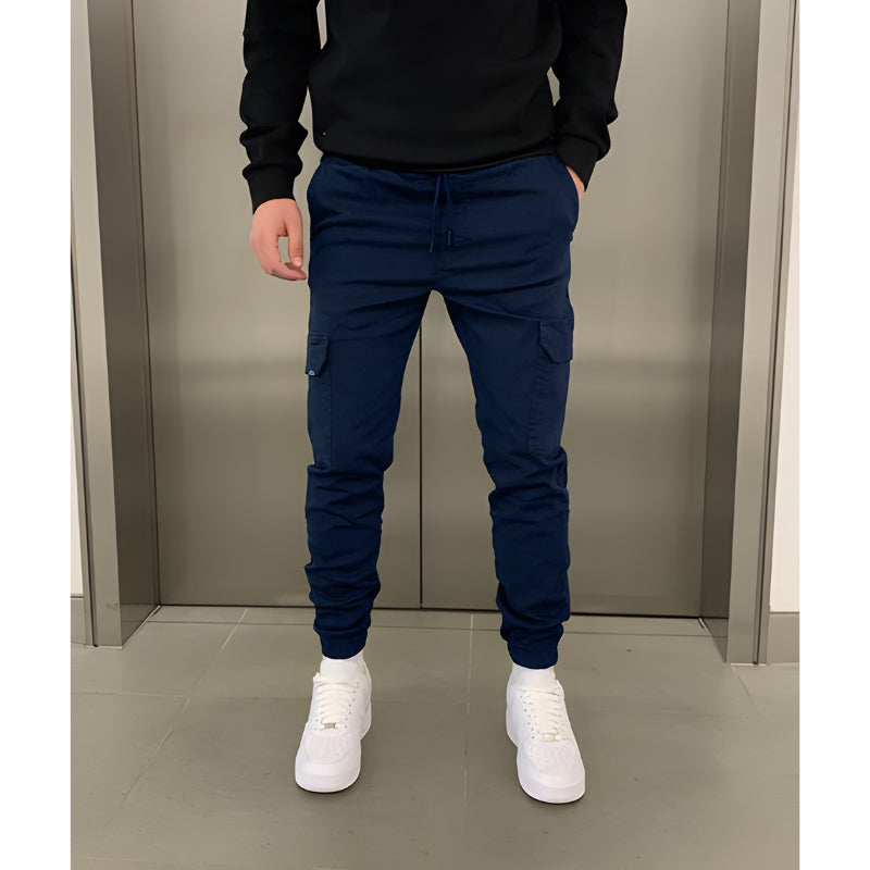 Herren-Cargo-Jogginghose mit Kordelzug