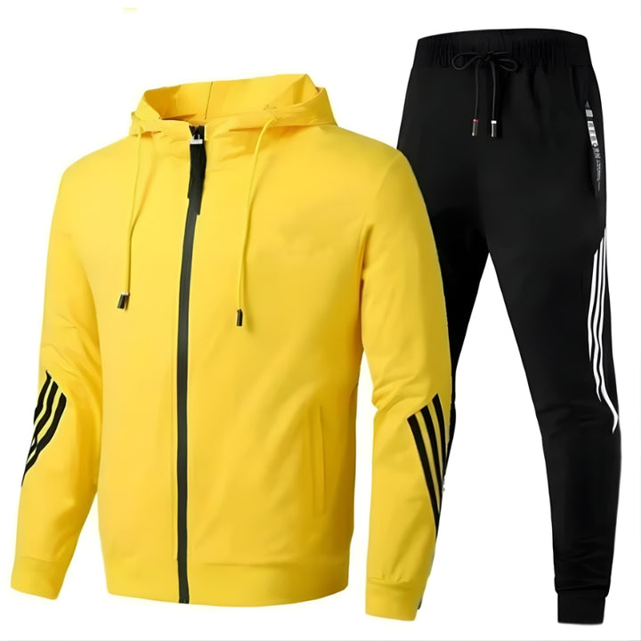 Herren Trainingsanzug mit Reißverschlussjacke und Joggerhose