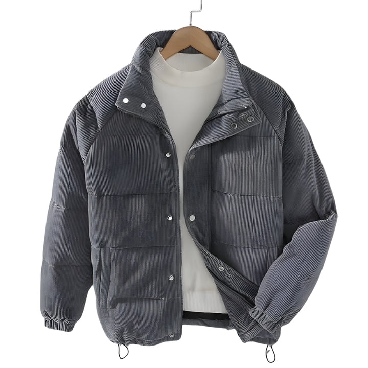 Herren Übergangsjacke mit Taschen und Stehkragen