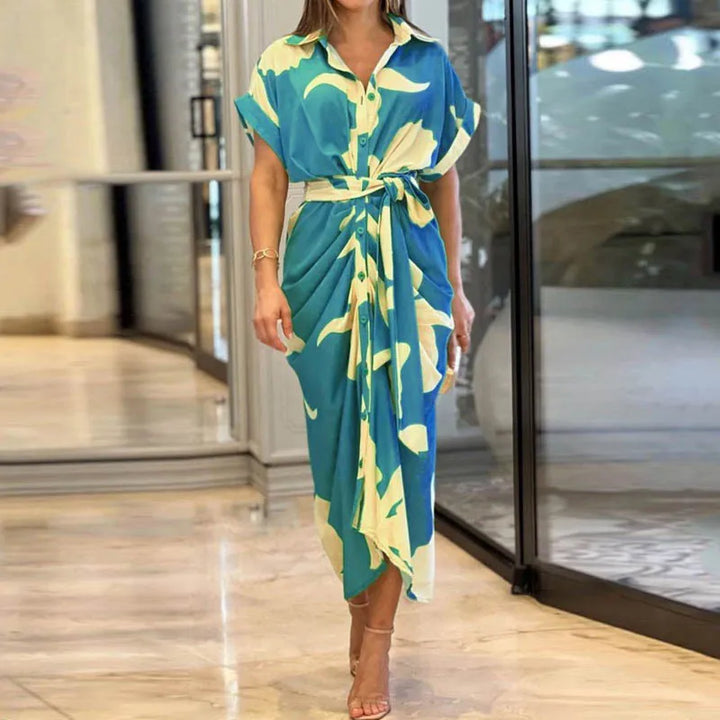 Waltraut Elegantes Maxikleid mit Gürtel für Damen
