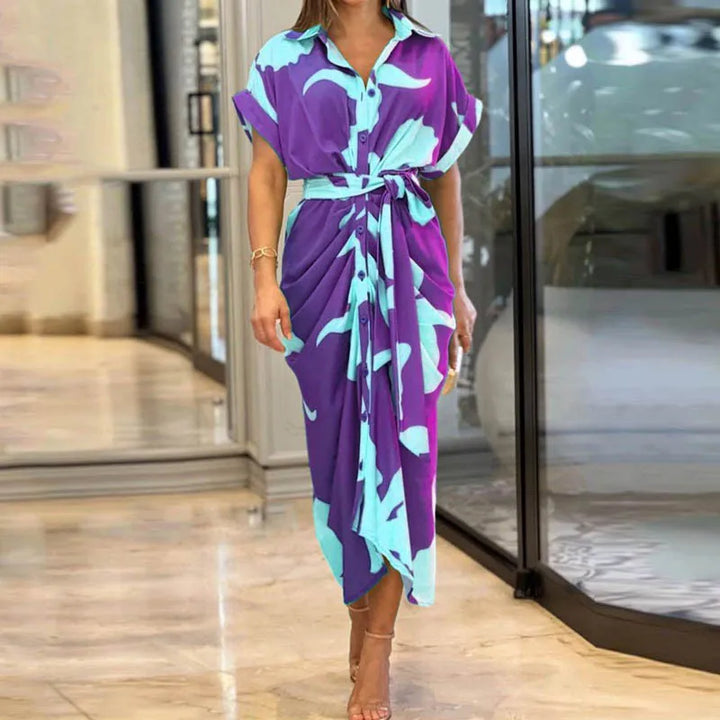 Waltraut Elegantes Maxikleid mit Gürtel für Damen