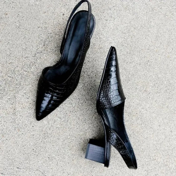 Louisa Slingback-Heels mit Spitz Zulaufender Kappe