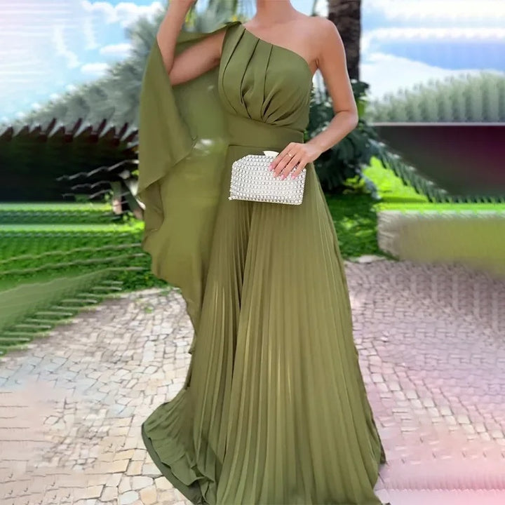 Martinae Elegantes Off-Shoulder Maxikleid für DamenHochzeitskleid