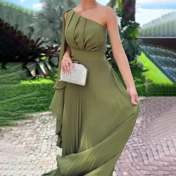 Martinae Elegantes Off-Shoulder Maxikleid für DamenHochzeitskleid