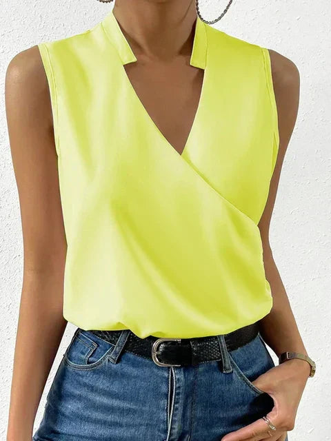 Lotta Elegante V-Ausschnitt Bluse