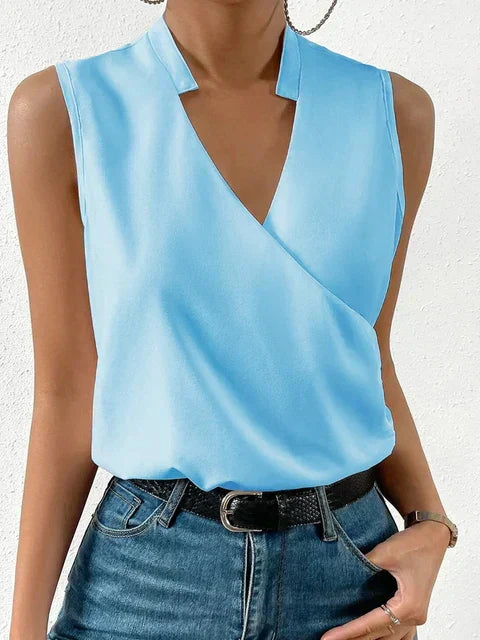 Lotta Elegante V-Ausschnitt Bluse