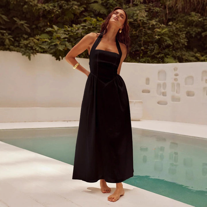 Mailin Maxikleid mit Neckholder für Frauen