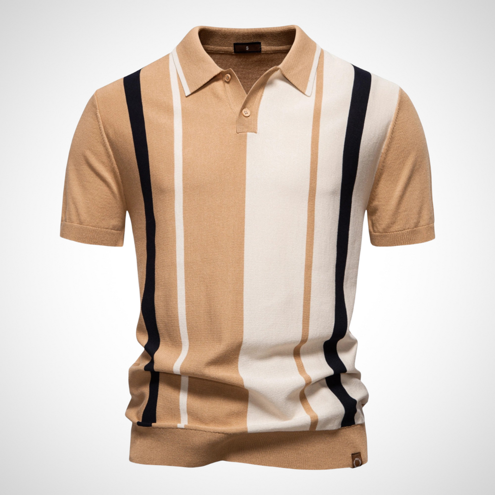 Herren-Polohemd im Retro-Look – stilvolles Atmungsaktives Polohemd für Herren mit leichtem Tragegefühl