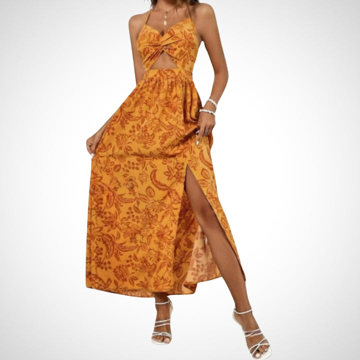 Katharina Damen Maxikleid mit Blumenmuster