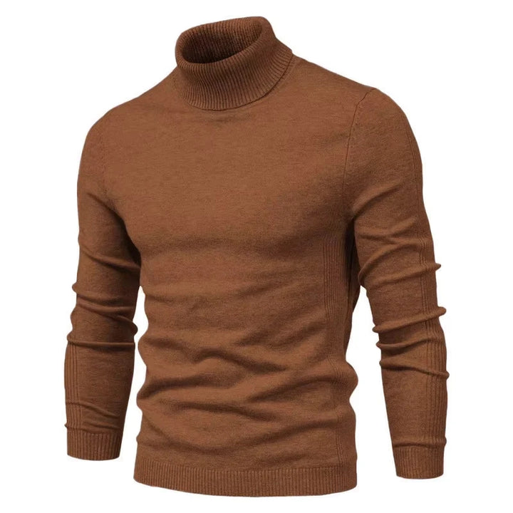 Rollkragenpullover für Herren mit Rippbündchen