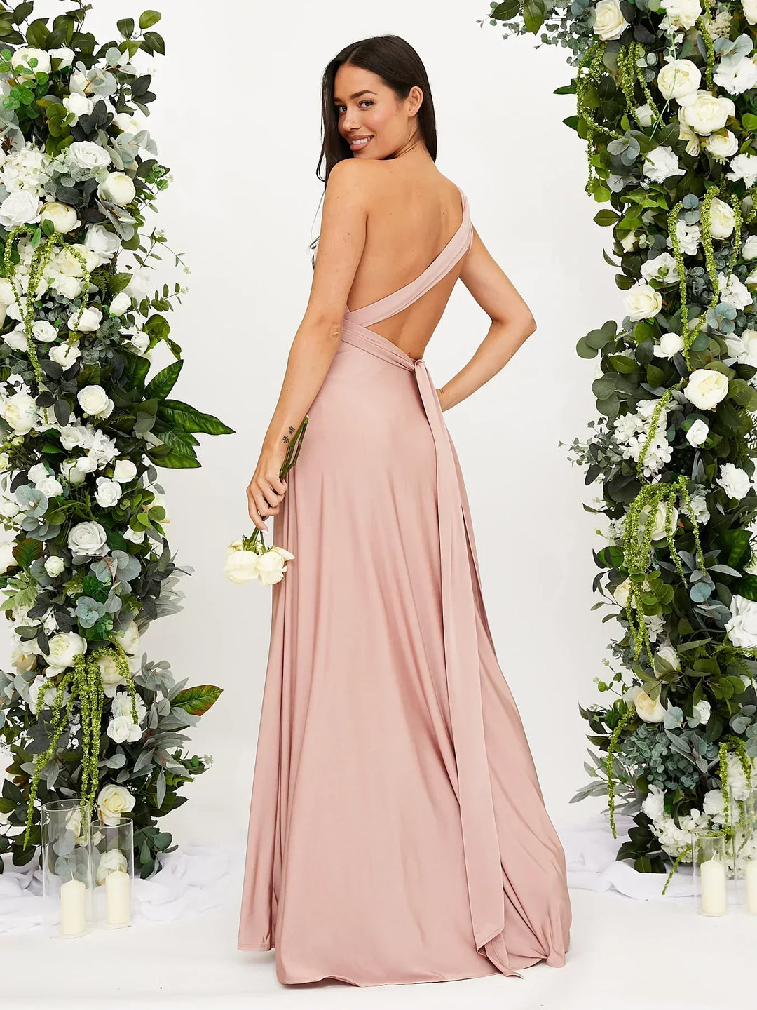 Atemberaubendes Weiches Hochzeitsgast-Maxikleid für Damen