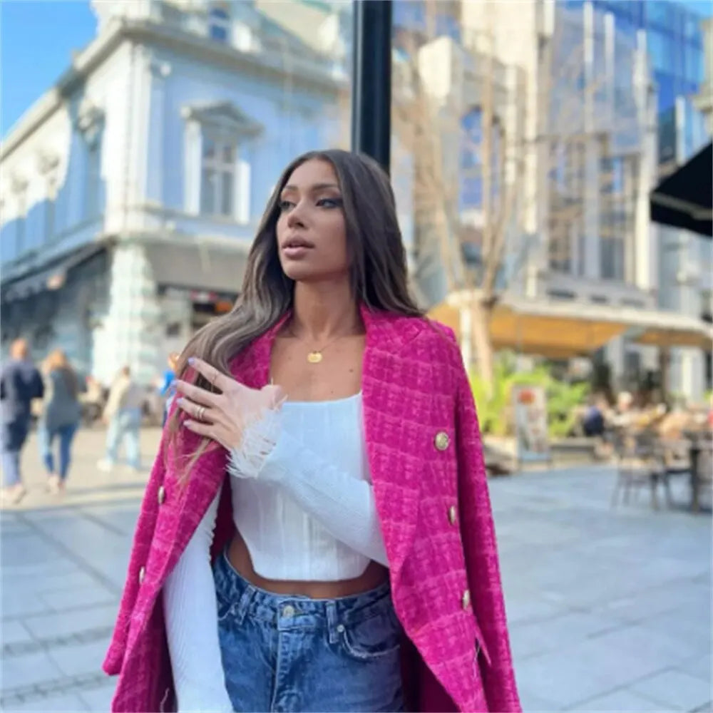 Norberta Vintage Doppelreihiger Blazer