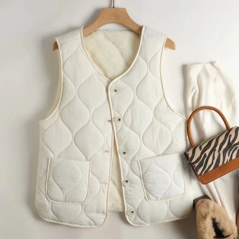 Rica Damen Wendeweste Fleece Warm