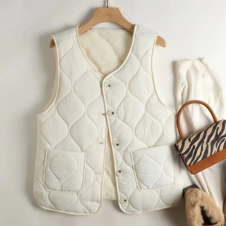 Rica Damen Wendeweste Fleece Warm