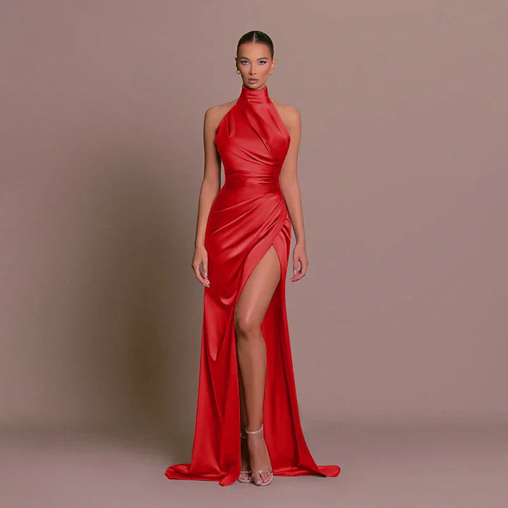 Irene Damen Ärmelloses Maxikleid mit Schlitz