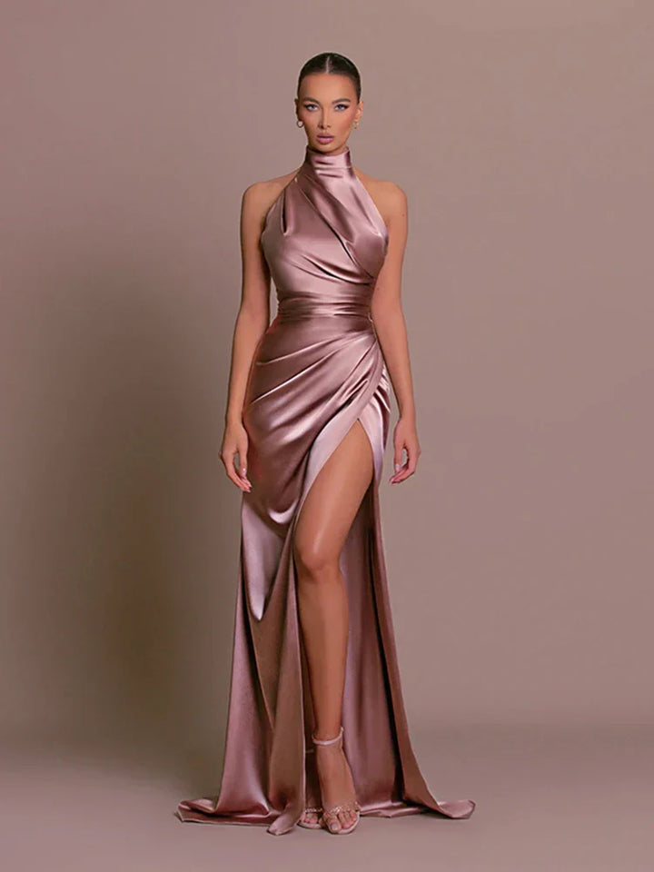 Irene Damen Ärmelloses Maxikleid mit Schlitz