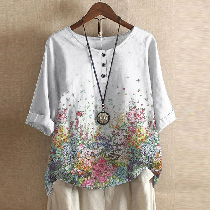 Xaveria Damenbluse mit Grafikdruck