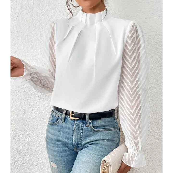 Margot Damen Chiffonbluse