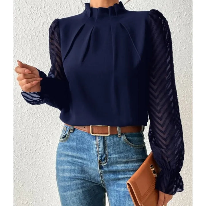 Margot Damen Chiffonbluse