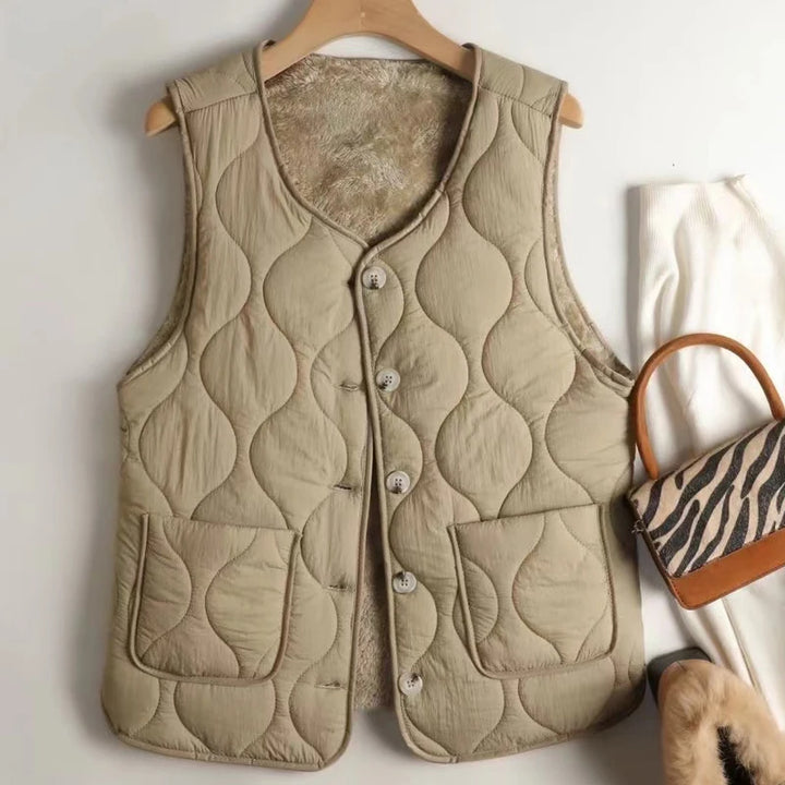 Rica Damen Wendeweste Fleece Warm