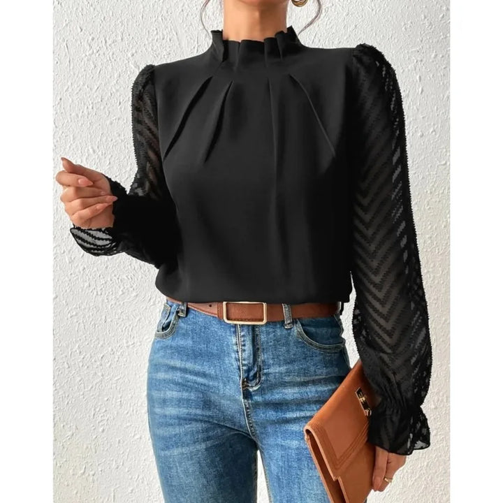 Margot Damen Chiffonbluse