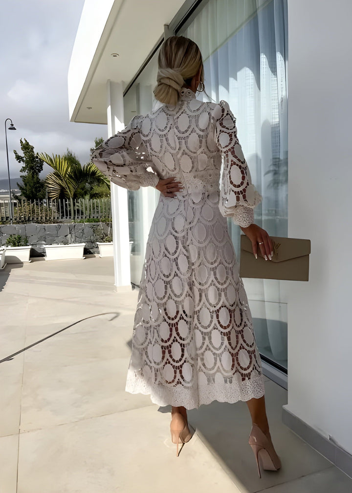 Maryana Damen Kleid Langarm