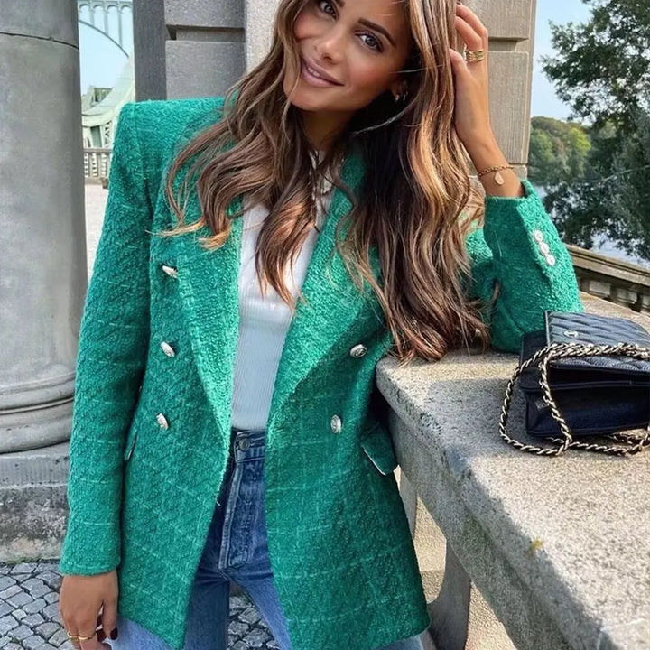 Norberta Vintage Doppelreihiger Blazer